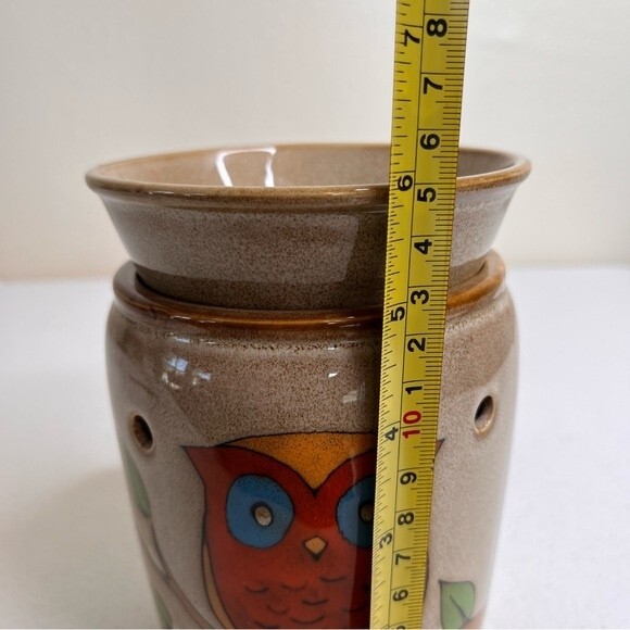 Scentsy Owl on Limb Full Size Wax Warmer Stone Color WORKS Style 26973 Complete - Picture 11 of 13